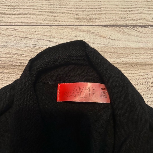 Simply Scarlett Women’s Black Cardigan - Picture 4 of 5